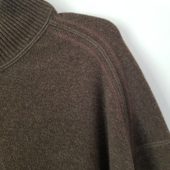 Tommy Bahama Flipshort Reversible Brown Sweater - Picture 5 of 12